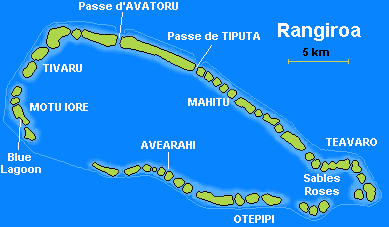 cartina di Rangiroa
